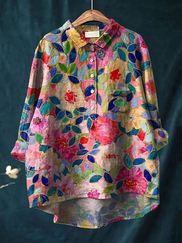 Trisha - Playful Print Blouse
