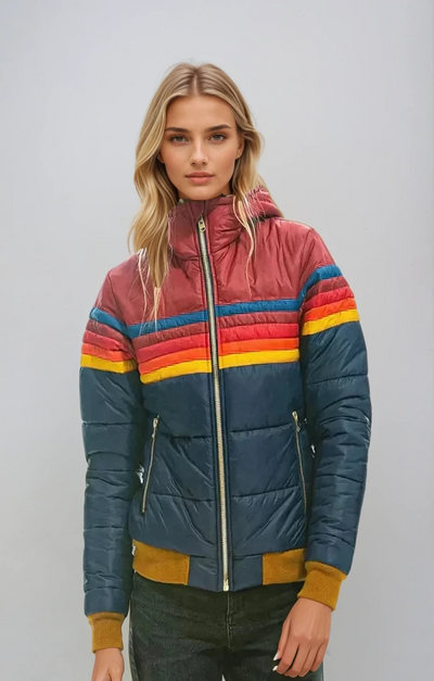 Octavia | RETRO PARKA WITH FAUX FUR HOOD