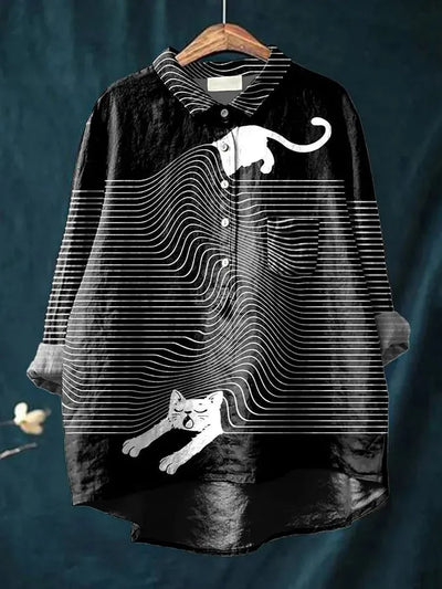 Trisha - Playful Print Blouse