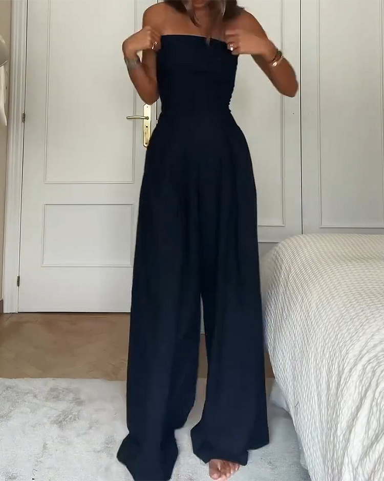 Celeste™ | Elegant Off-Shoulder Jumpsuit