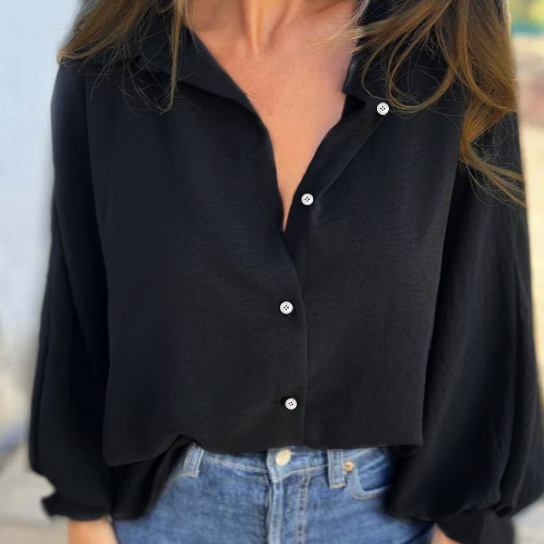 Elysa- Elegant Button-Up Blouse