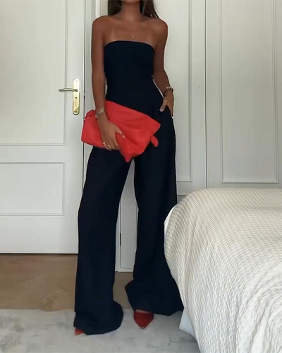 Celeste™ | Elegant Off-Shoulder Jumpsuit
