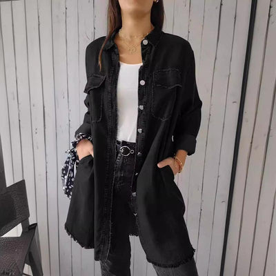 Deandra - Oversized Denim Shirt